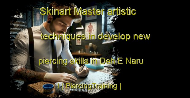 Skinart Master artistic techniques in develop new piercing skills in Deh E Naru I | PiercingTraining | PiercingClasses | SkinartTraining-Afghanistan